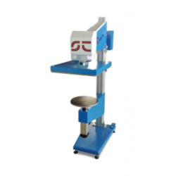 Termoressa pneumatica a una piastra da applicare a giostra automatica