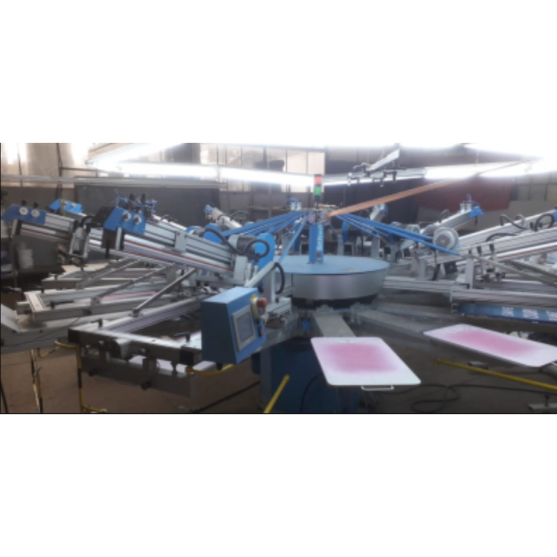 Giostra serigrafica automatica usata SCHENK Variprint – 10 colori – 12 piani – formato 50 × 70 cm