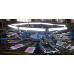 Giostra serigrafica automatica usata SCHENK Variprint – 10 colori – 12 piani – formato 50 × 70 cm