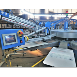 Giostra serigrafica automatica usata SCHENK Spider 5 colori