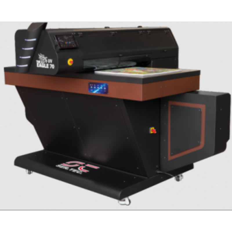 Stampante UV LED usata Eagle UV 70 – stampa su oggetti – piano 70 × 150 cm