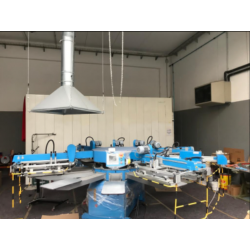 Giostra serigrafica automatica usata SCHENK Easy 6 colori 60×45