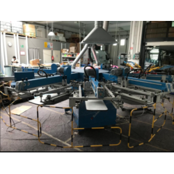 Giostra serigrafica automatica usata SCHENK Easy 6 colori 60×45