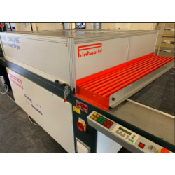 Linea serigrafica automatica usata SPS Vitessa G2 – formato 75 × 105 cm – con forno UV e stacker