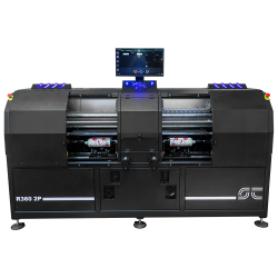 Stampante UV LED Eagle R360 2P per oggetti cilindrici