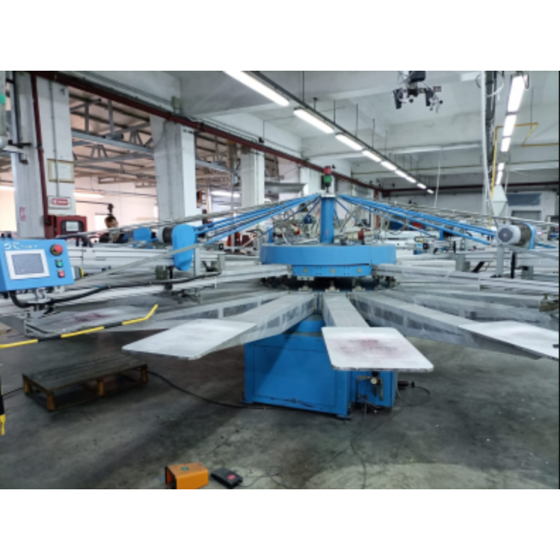 Giostra serigrafica automatica usata SCHENK Variprint 8 colori 60×80