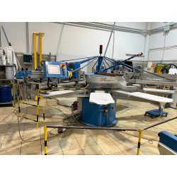 Used Schenk Spider 5 Color Screen Printing Machine