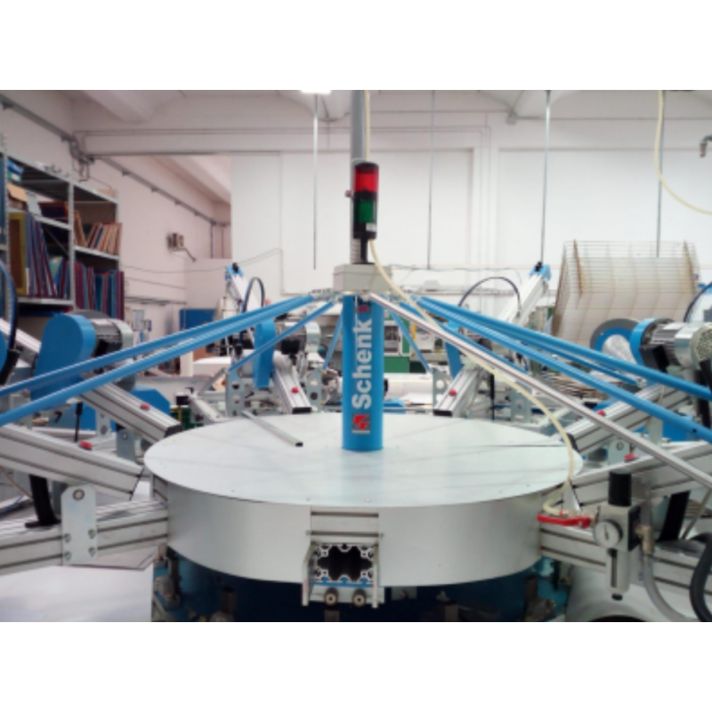 Giostra serigrafica automatica usata SCHENK Spider 5 colori 60×45