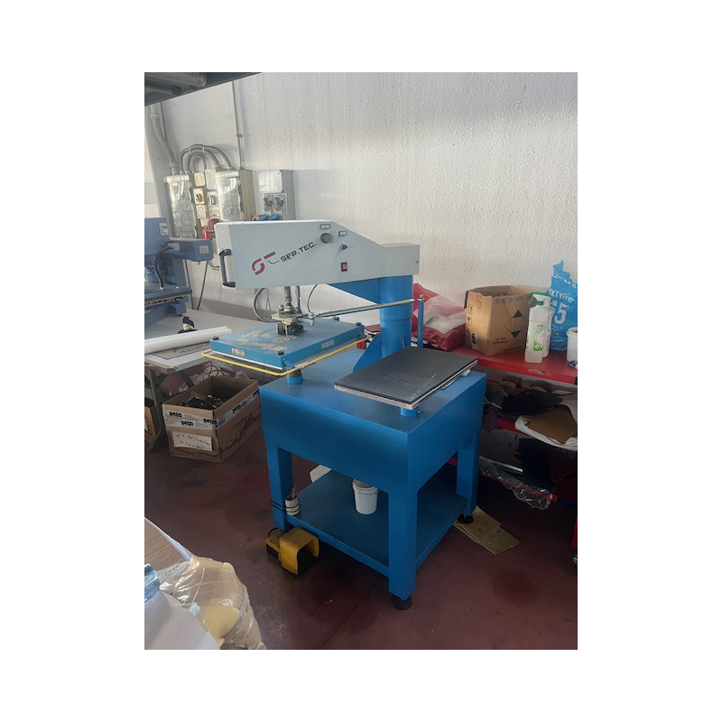 Termopressa pneumatica usata Ser.Tec. PA2 doppio piano