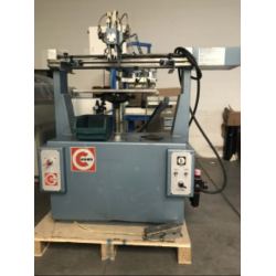 Macchina serigrafica usata Cugher PT 12 – stampa tonda e piana – formato 45 × 30 cm