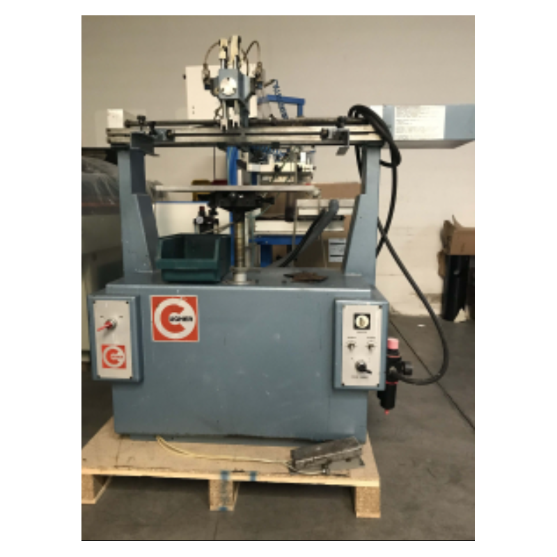 Macchina serigrafica usata Cugher PT 12 stampa tonda e piana