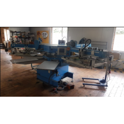 Giostra serigrafica automatica usata Schenk Easy 4 colori