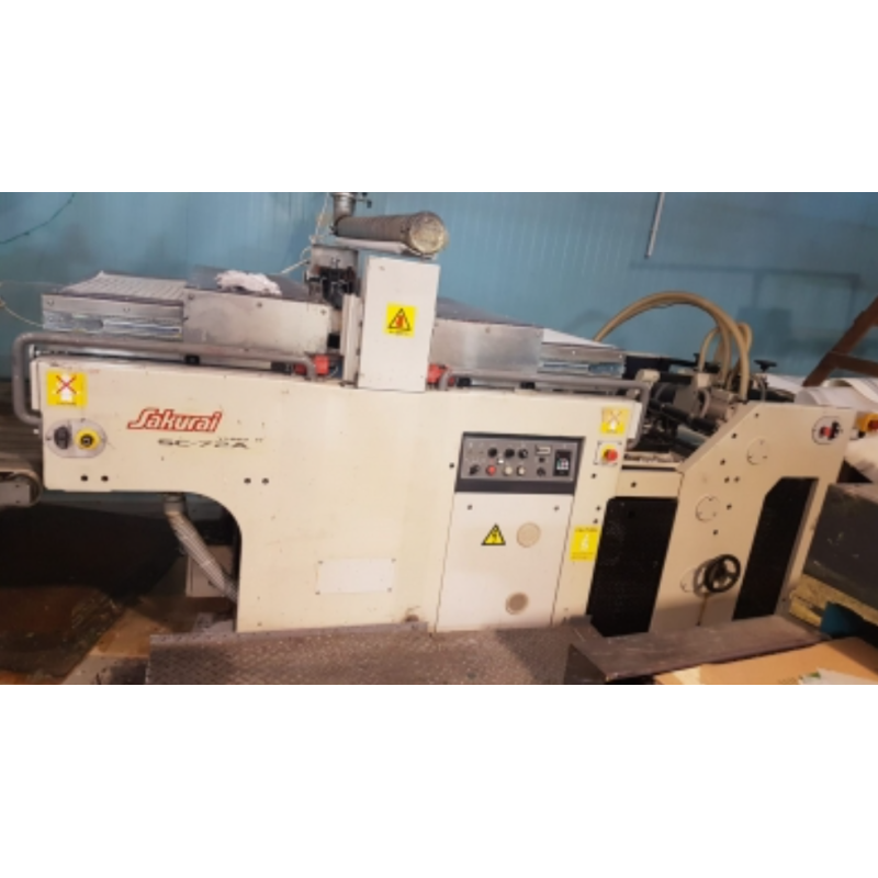 Macchina serigrafica piano-cilindrica usata Sakurai SC 72