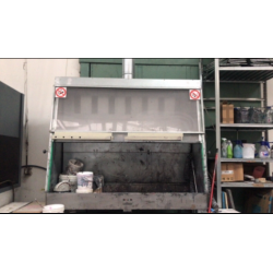 Vasca lavatelai usata Irac in acciaio inox – luce 150 × 100 cm