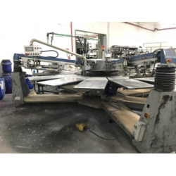 Giostra serigrafica usata Tek Ind Alfa Plus 6 colori 60×80