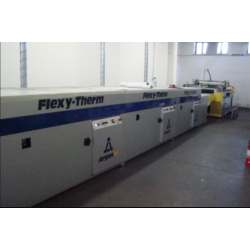 Linea serigrafica usata Argon Speed O Mat – completa di feeder, forno UV e impilatore