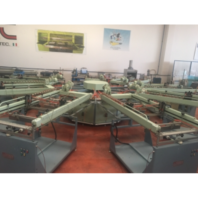 Giostra serigrafica usata CMS Matex 8 colori 70×100