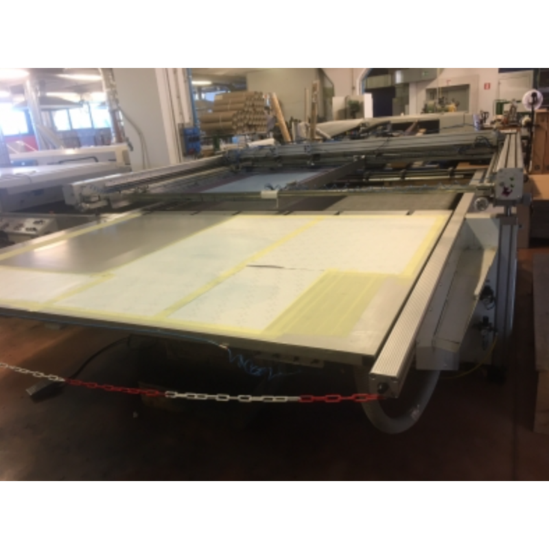 Macchina serigrafica piano-cilindrica usata Thieme 3060 – con levafoglio – formato 1500 × 2400 mm