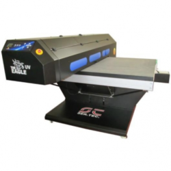 Stampante UV Led Eagle UV 100 CMYK bianco piano aspirante