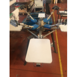 Giostra serigrafica manuale usata Ser.Tec – 4 colori – doppia rotazione