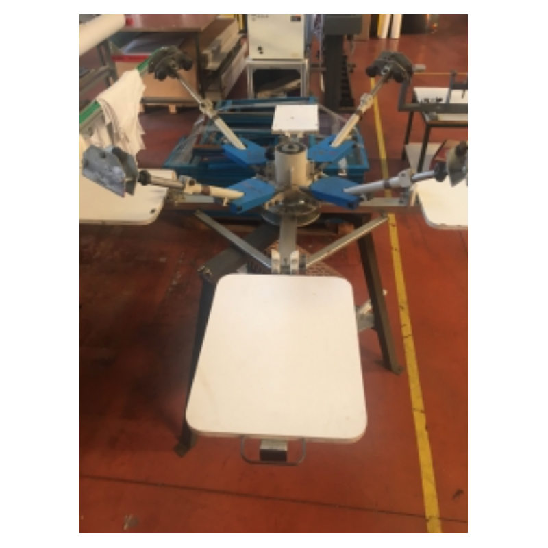 Giostra serigrafica manuale usata Ser.Tec – 4 colori – doppia rotazione