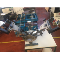 Giostrina serigrafica usata Ser.Tec – 2 colori – per capellini – telai curvi