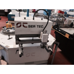 Macchina serigrafica bicolore Ser.Tec. Roto 4 45x40 cm