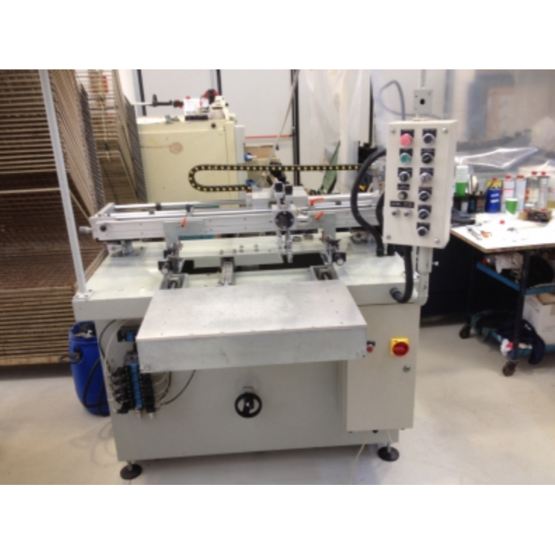 Macchina serigrafica automatica 50x30 cm con piano uscente