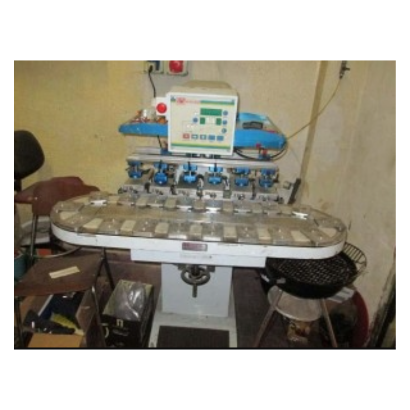 Macchina tampografica 6 colori con index ovale