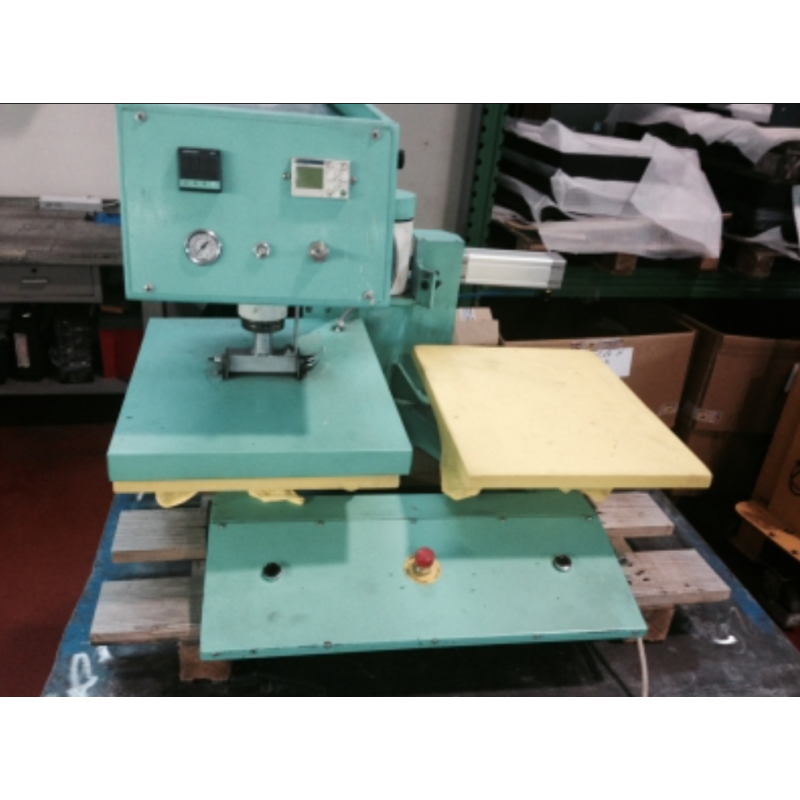 Termopressa pneumatica doppia piastra Lotus Press 50 × 40 cm usata | Ser.Tec