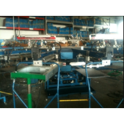 Giostra serigrafica automatica M&R Challenger 12 colori usata