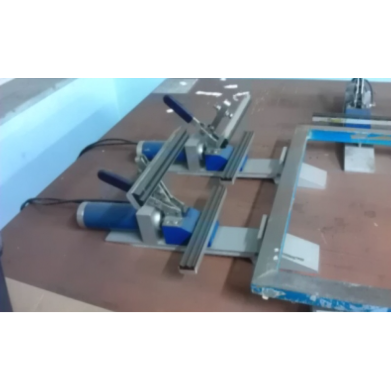 Pinze pneumatiche Ser.Tec tesatura telai serigrafici usate