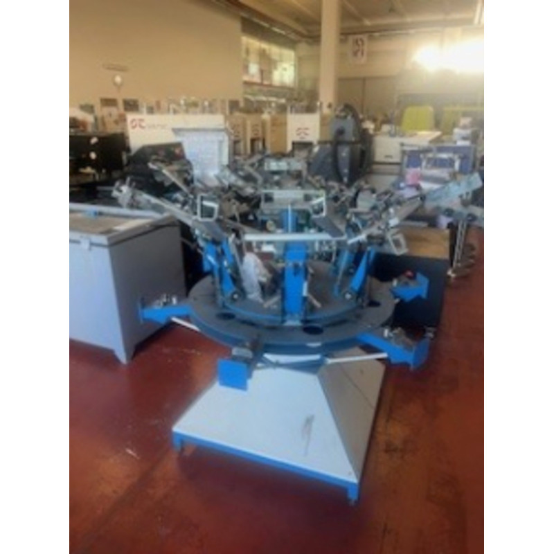 Giostra serigrafica manuale Ser.Tec S5M 6 colori usata | Ser.Tec