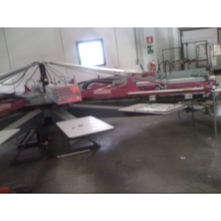 Giostra serigrafica automatica Hebbecker Versatronic 10 colori 22 tavole usata