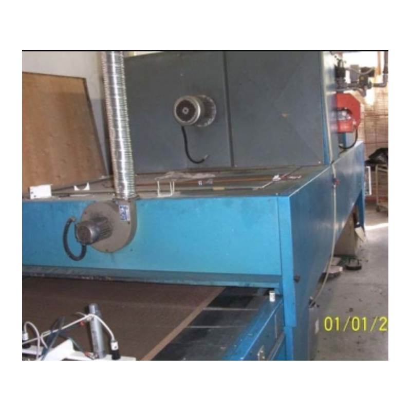 Forno a gas Daikom tunnel essiccazione tessuti usato