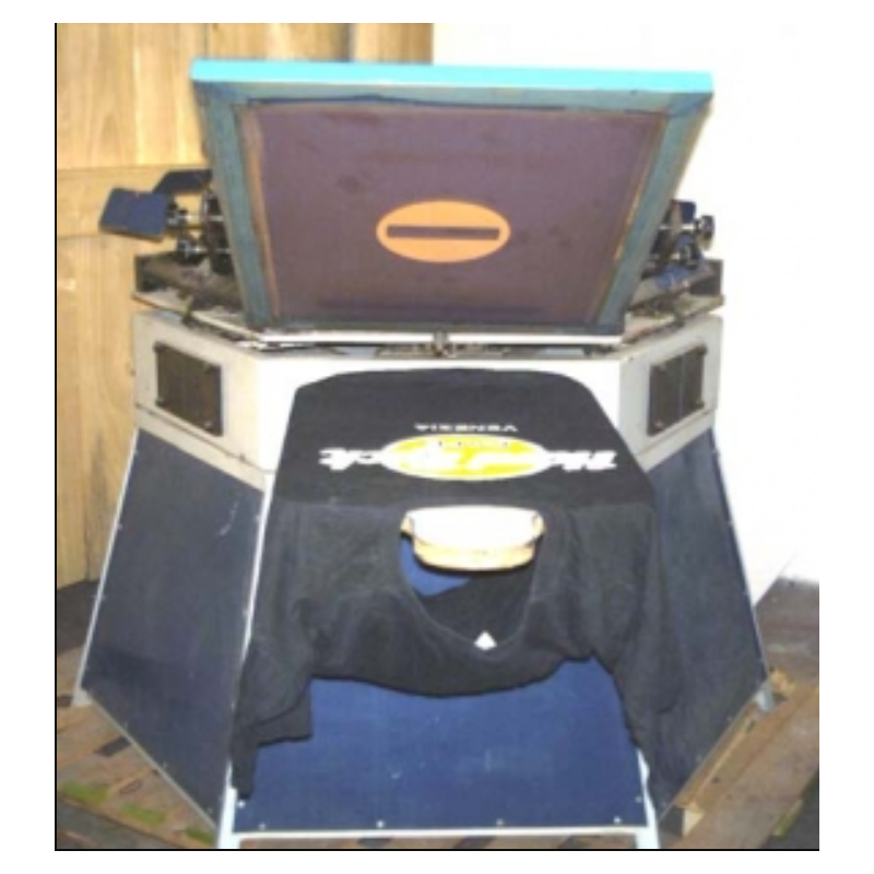 Giostra serigrafica manuale Argon Caro Usel 6 colori 50x70 cm