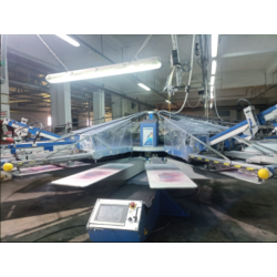 Giostra serigrafica MHM Syncroprint 3000 14 colori 16 piani