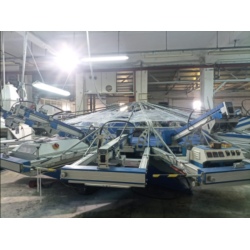 Giostra serigrafica MHM Syncroprint 3000 14 colori 16 piani