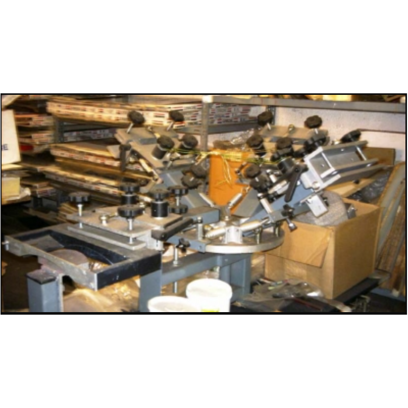 Giostra serigrafica manuale 4COLX CAP 4 colori per cappellini