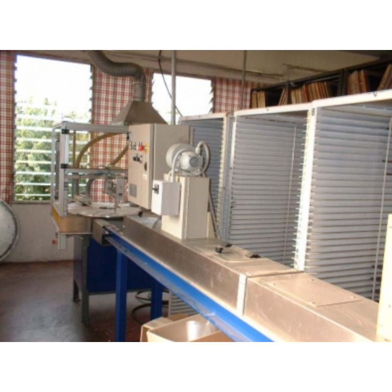 Macchina serigrafica Ardenghi GPE TPR 8 con tavola rotante e forno 150x200 mm