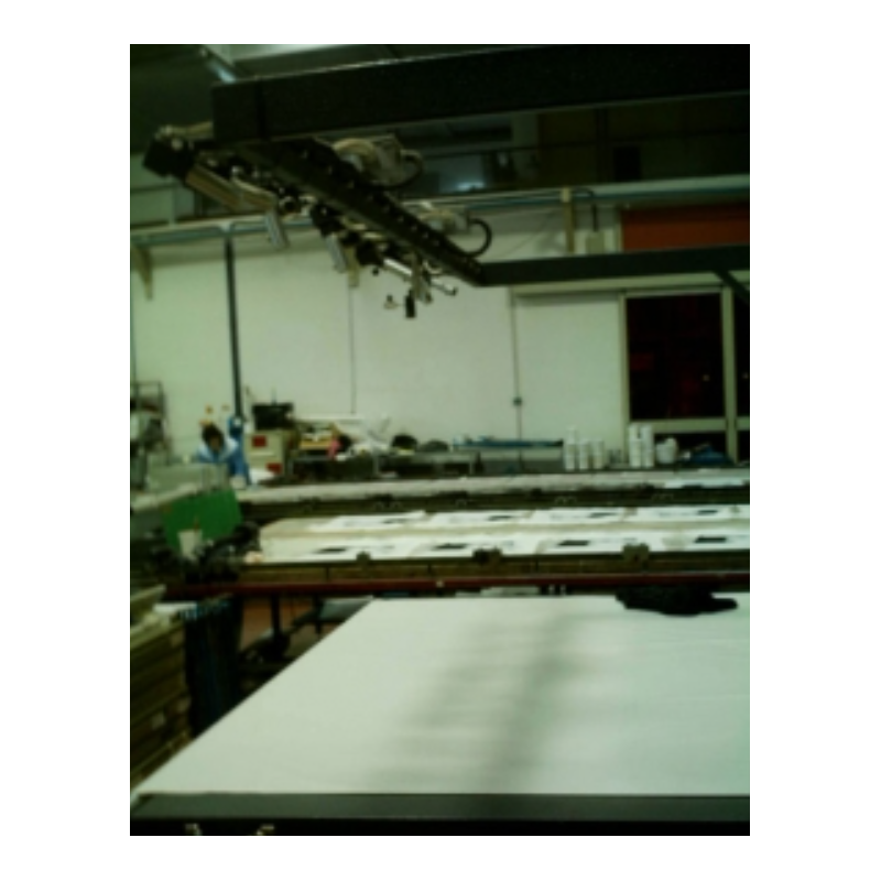 Pressa Comas usata per stampa tessile