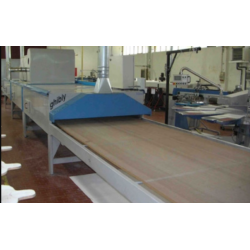 Forno a gas Tek-Ind per asciugatura serigrafica usato