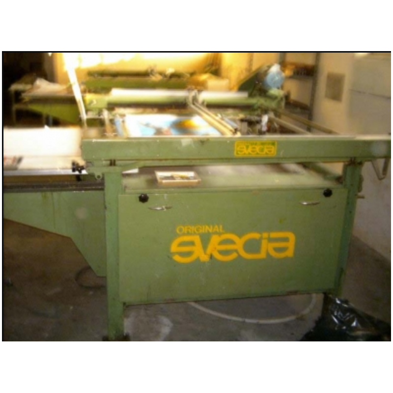 Macchina serigrafica semiautomatica Svecia Matic usata