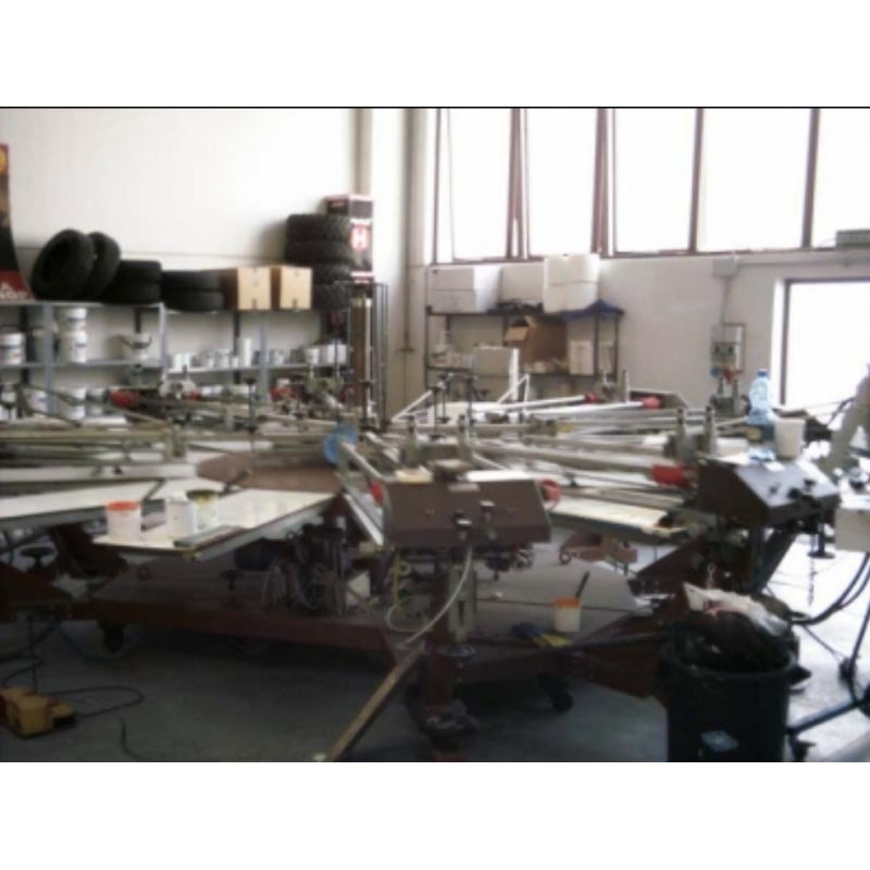 Giostra serigrafica automatica Richetti ACP 8 usata