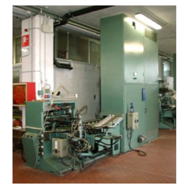 Linea serigrafica automatica Moss 1010 usata