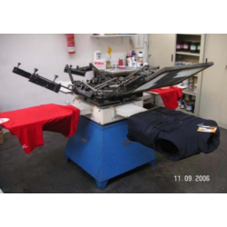 Giostra serigrafica manuale Ser.Tec Carousel 4 colori usata