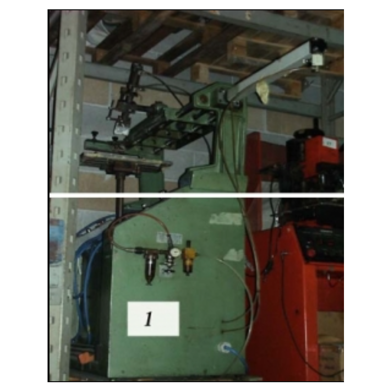 Macchina serigrafica semiautomatica Cugher Canguro usata