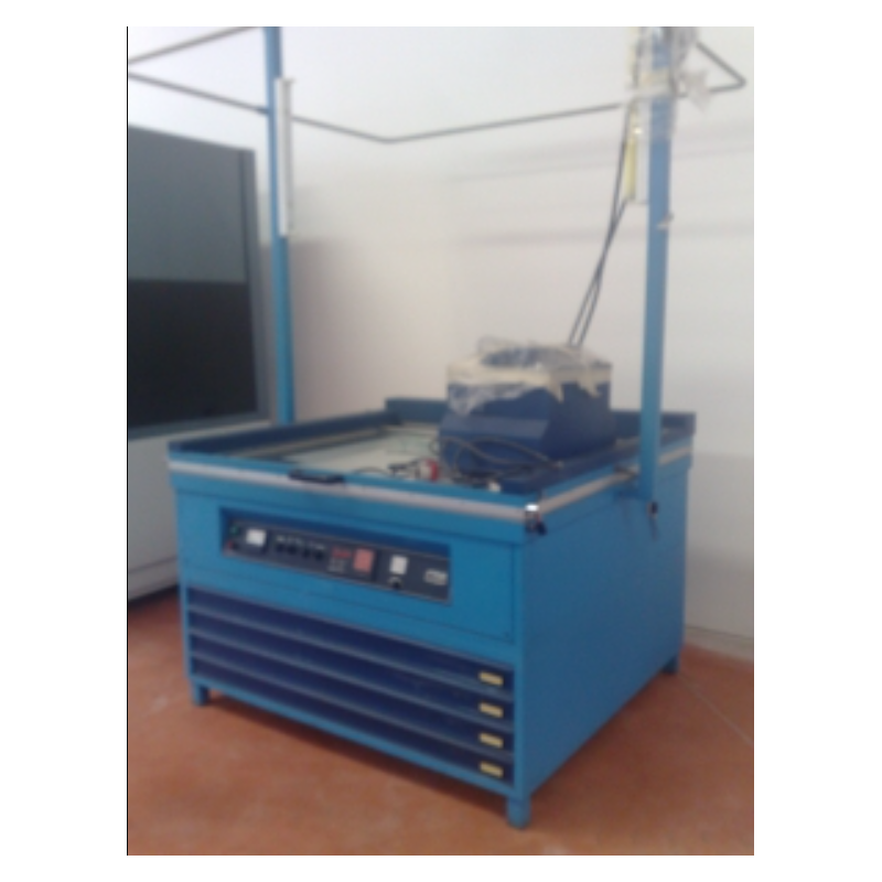 Torchio serigrafico Ser.Tec 2 in 1 con lampada usato