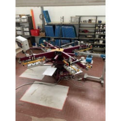 Giostra serigrafica automatica Anatol Ser.Tec – 4 colori / 6 tavole – formato 50 × 40 cm