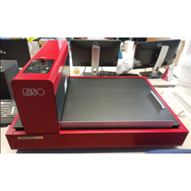 Giostra serigrafica usata Riso GoccoPRO QS200 – 6 colori / 4 piani – formato 420 × 620 mm